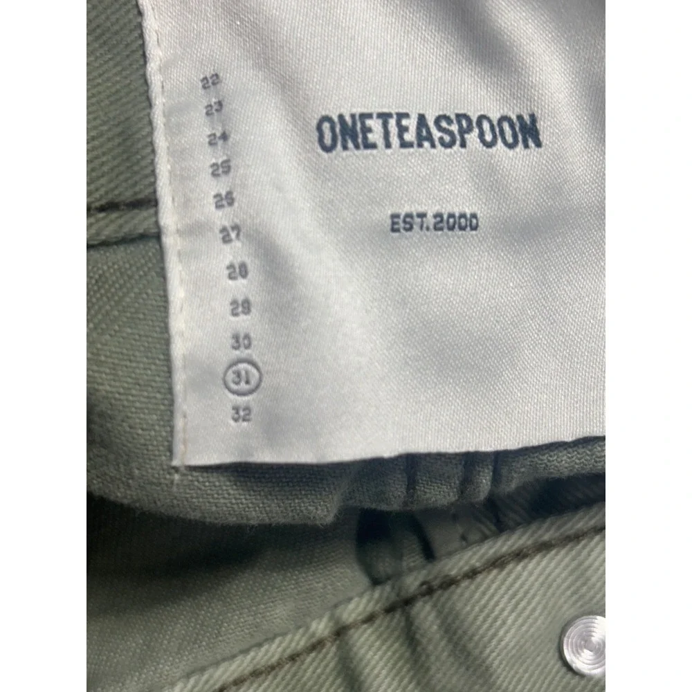 One Teaspoon NWT Bandit Low Rise‎ Classic Shorts in Khaki Size 31 MSRP $110